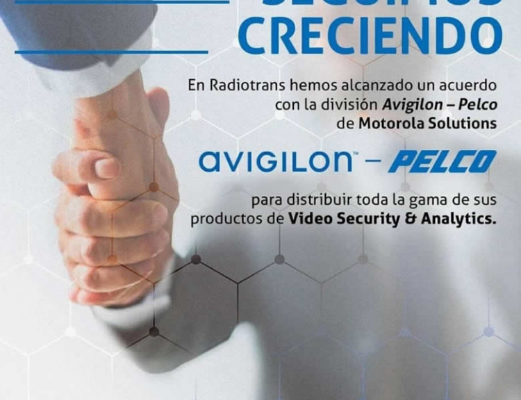 Acuerdo con la División PELCO-AVIGILON de MOTOROLA SOLUTIONS