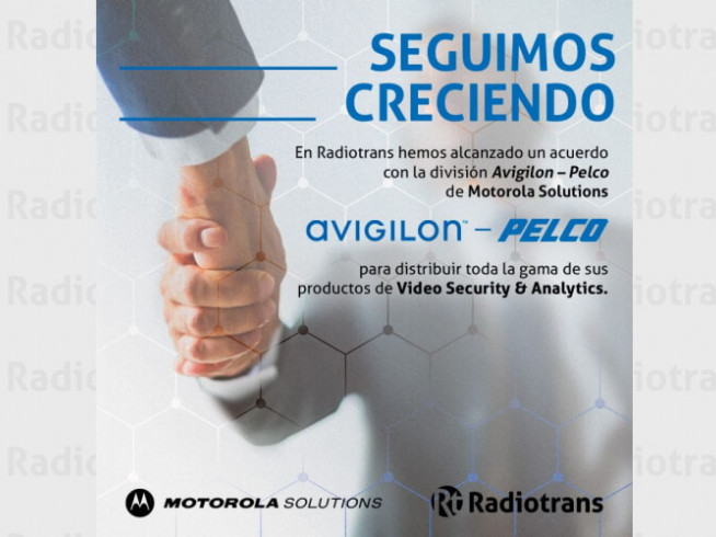 Acuerdo de Radiotrans con la División de Avigilon - Pelco