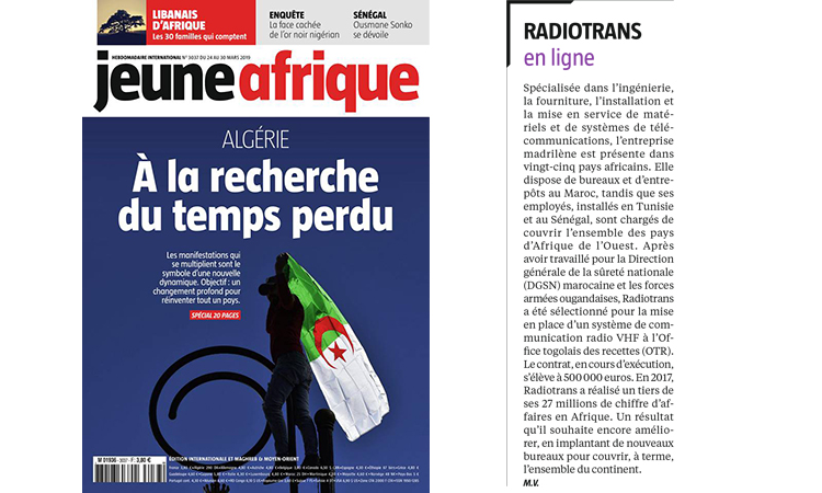 Especial JEANE AFRIQUE marzo 2019