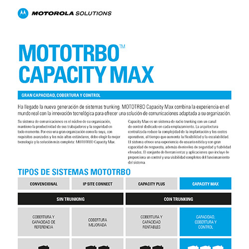 MOTOTRBO Capacity Max